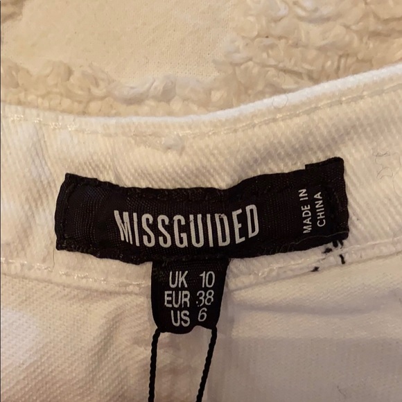 White Jean Shorts - Picture 3 of 3